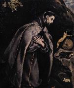 St Francis in Prayer before the Crucifix